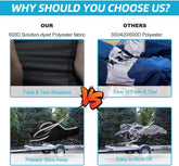 Zenicham Upgraded Tear and Fade Resistant Trailerable Snowmobile Cover